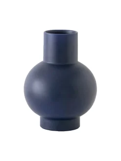 Strøm Vase, blue fra raawii