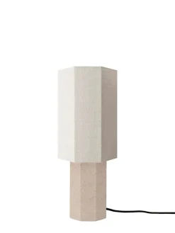 The Eight Over Eight Lamp Small, white marble fra Louise Roe