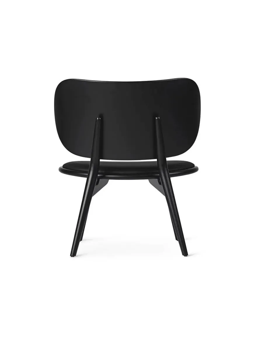 The Lounge Chair, sort bøg med sort læder fra Mater
