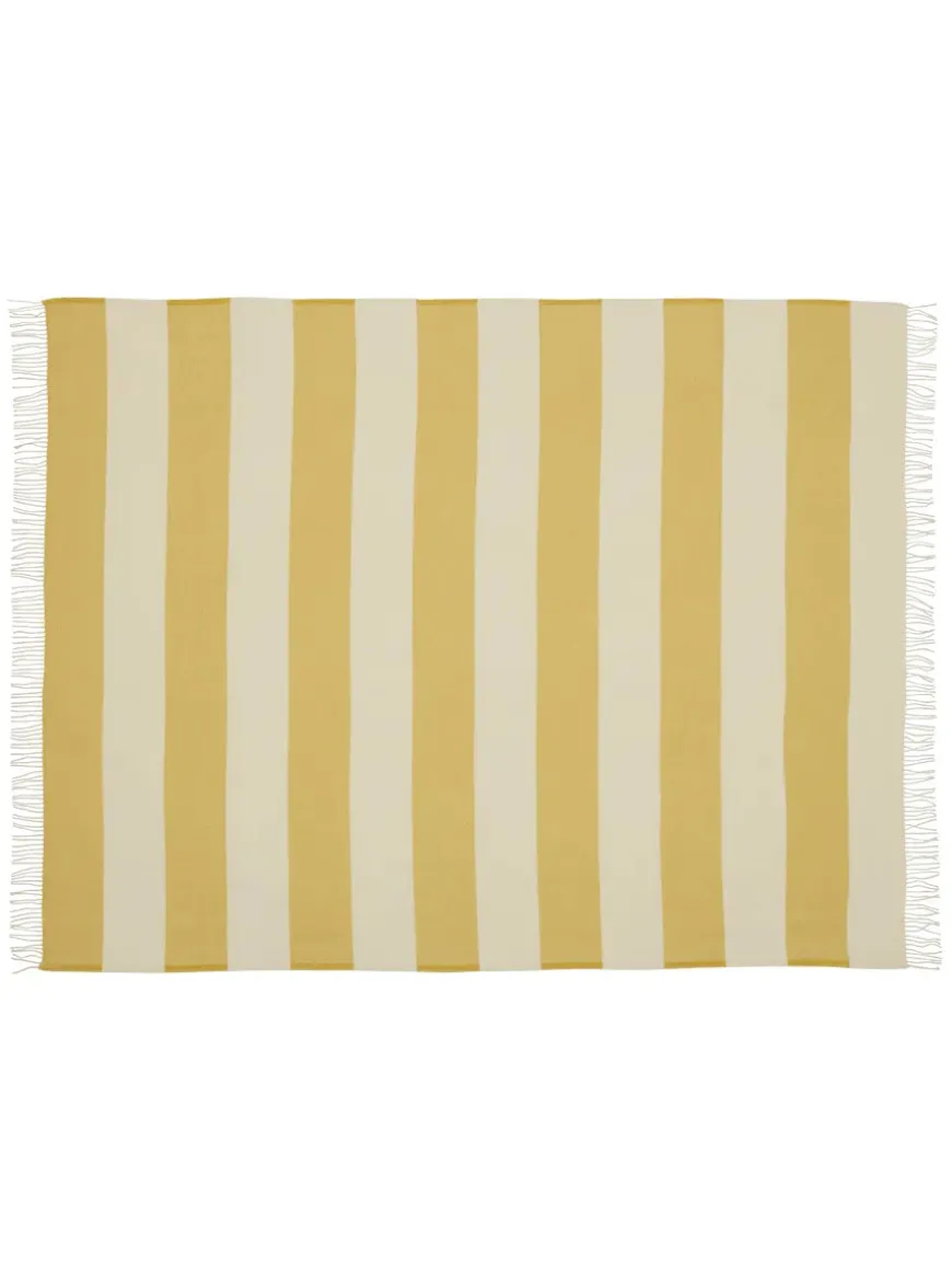 The Sweater Plaid, golden yellow fra Silkeborg Uldspinderi