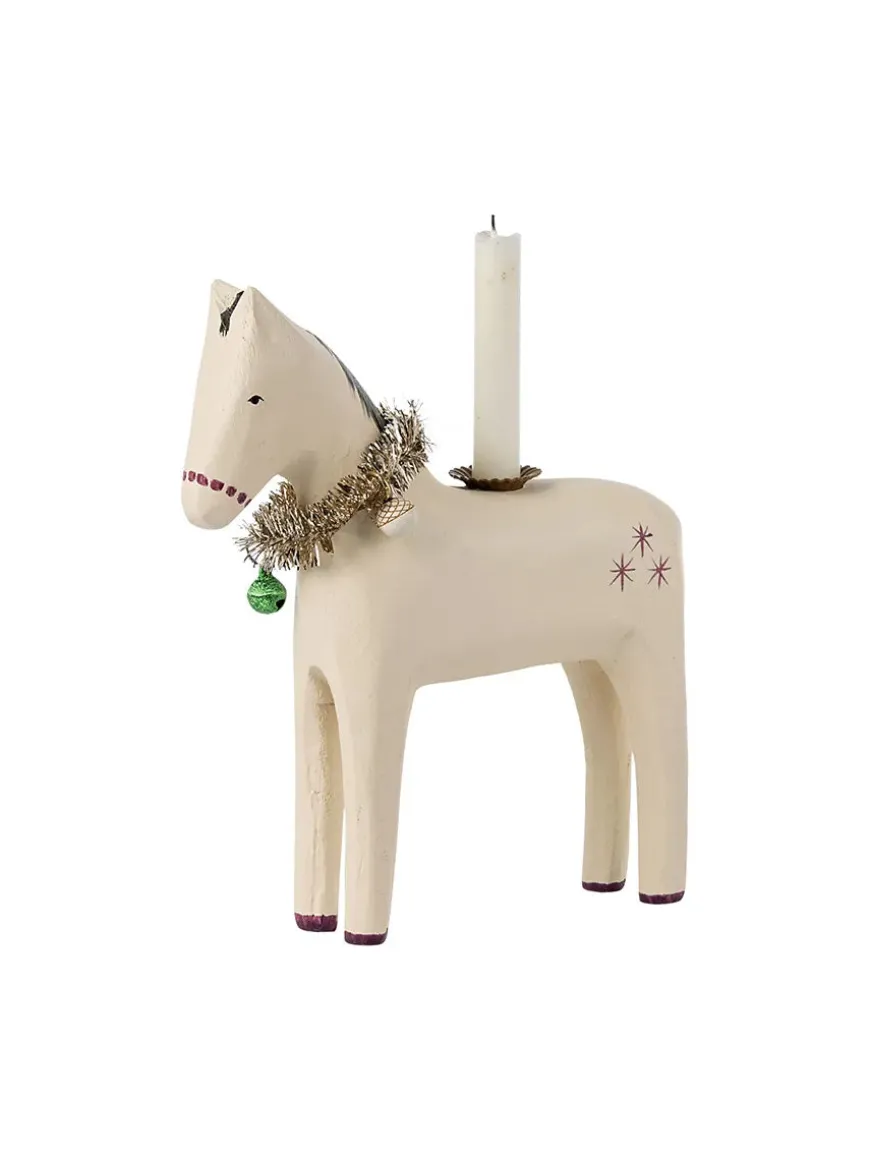 Træhest Lysestage, lille fra Maileg