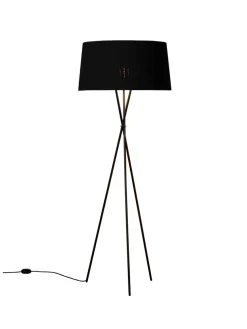 Tripode Gulvlampe fra Santa and Cole, mustard (G5)