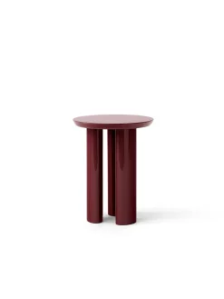 Tung JA3 sidebord, Burgundy Red fra &Tradition