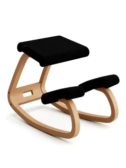 Variable balans stol, dark brown wood/revive 194 fra Variér