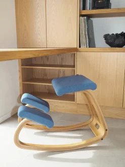 Variable balans stol, dark brown wood/revive 194 fra Variér