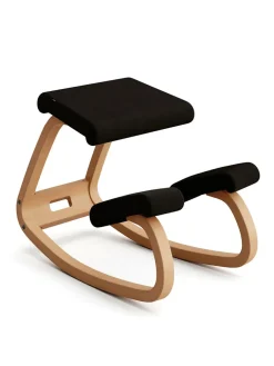 Variable balans stol, dark brown wood/revive 194 fra Variér