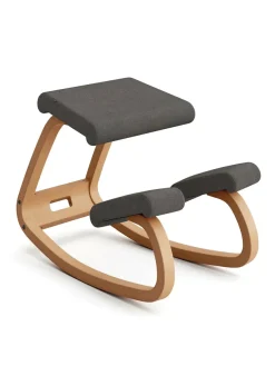 Variable balans stol, dark brown wood/revive 194 fra Variér