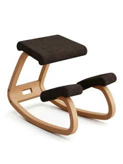 Variable Balans Stol, light brown wood/reflect 984 fra Variér