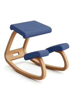 Variable Balans Stol, light brown wood/reflect 984 fra Variér