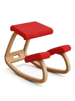 Variable Balans Stol, light brown wood/reflect 984 fra Variér