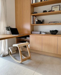 Variable Balans Stol, light brown wood/reflect 984 fra Variér