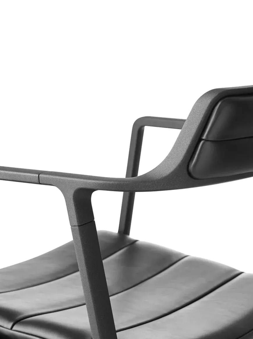 VIPP452 Swivel Chair, bosco grøn læder fra Vipp