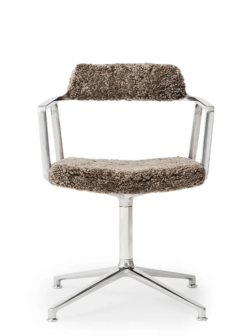 VIPP452 Swivel Chair, bosco grøn læder fra Vipp