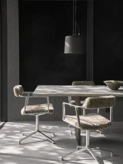 VIPP452 Swivel Chair, bosco grøn læder fra Vipp