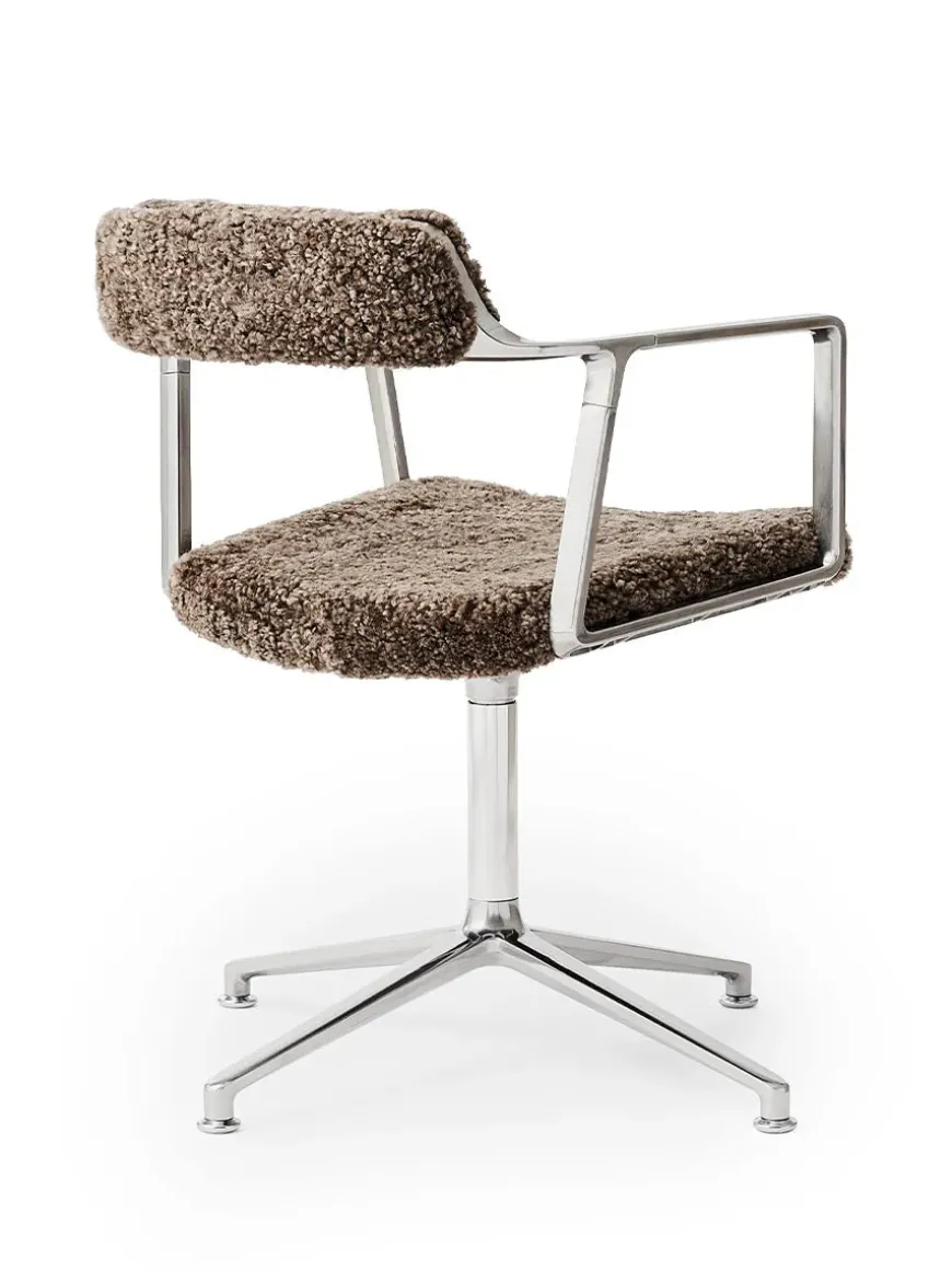 VIPP452 Swivel Chair, bosco grøn læder fra Vipp