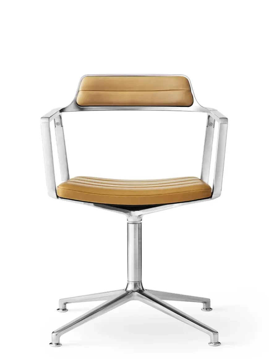 VIPP452 Swivel Chair, bosco grøn læder fra Vipp