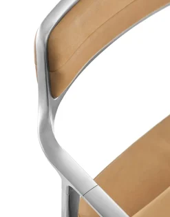 VIPP452 Swivel Chair m/hjul, camel læder fra Vipp