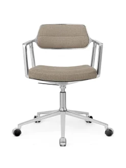 VIPP453 Swivel+ Chair m/hjul, camel læder fra Vipp