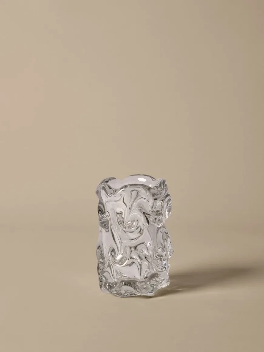 Virelle Vase Clear, H18 fra Ferm Living