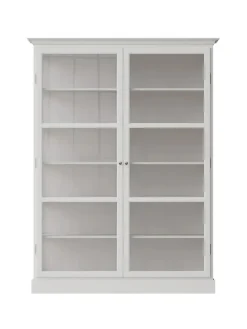 Vitrineskab Classic V2, hvid fra Lindebjerg Design
