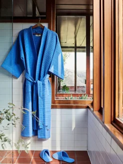 Waffle Badekåbe, sky blue fra Hay