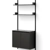 Wall Shelf Cabinet Tall w. Doors fra New Works