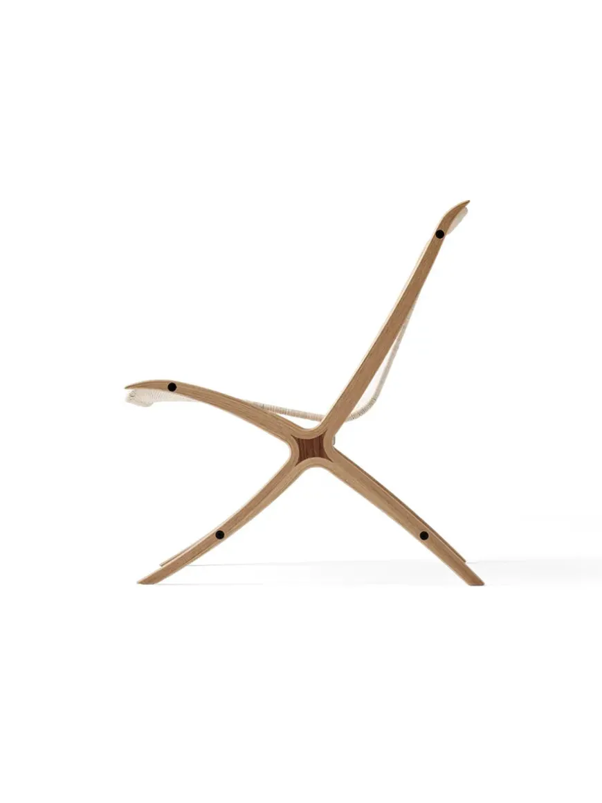 X Lounge Chair HM10 fra &Tradition