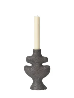 Yara Candle Holder Small, rustic iron fra Ferm Living