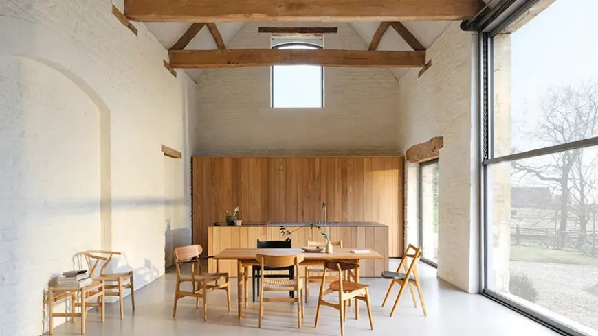 Y-stol CH24, eg olie af Hans J. Wegner