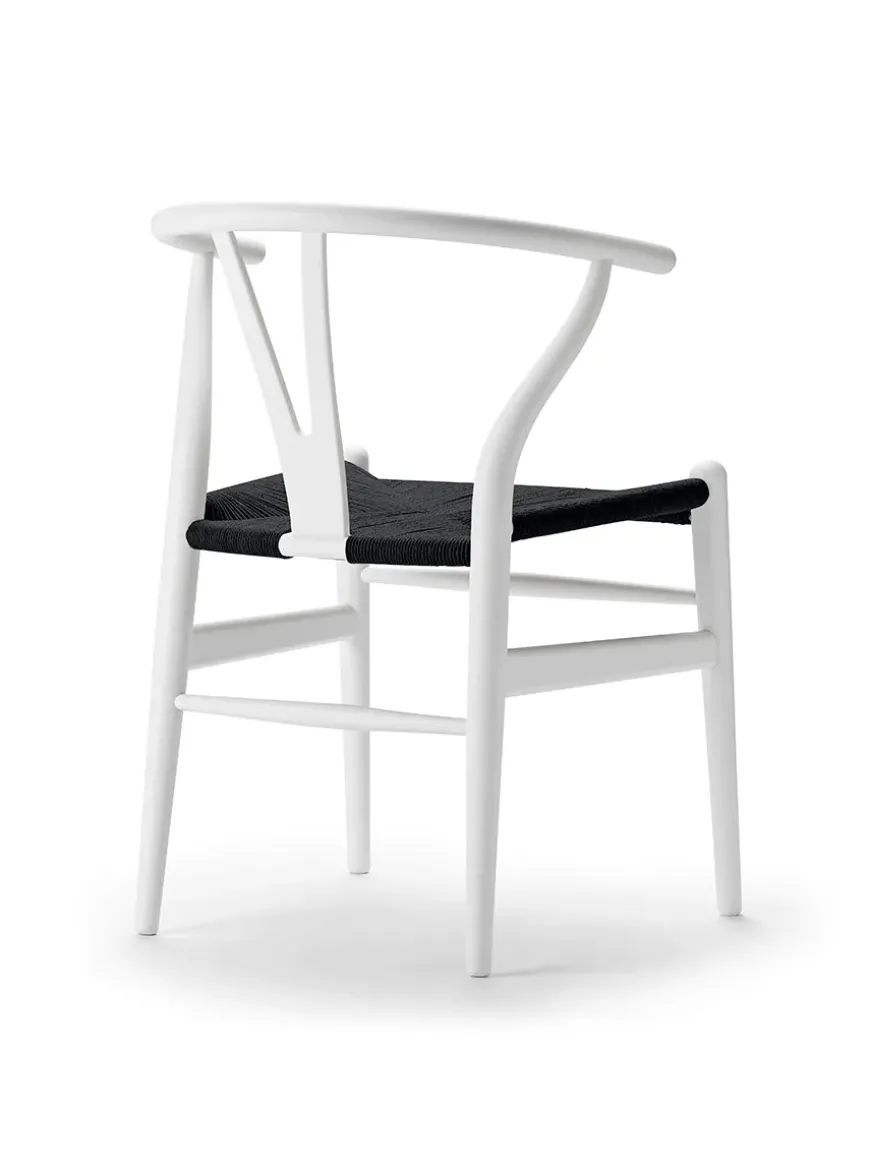 Y-stol CH24 Soft Clay med sort flet af Hans J. Wegner