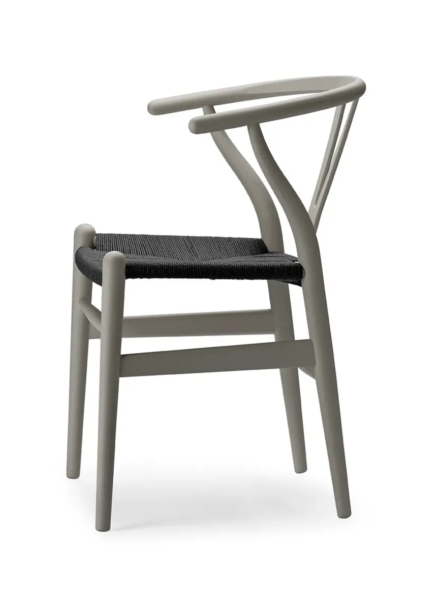 Y-stol CH24 Soft Falu med sort flet af Hans J. Wegner