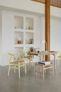 Y-stol CH24 Soft Natural White af Hans J. Wegner