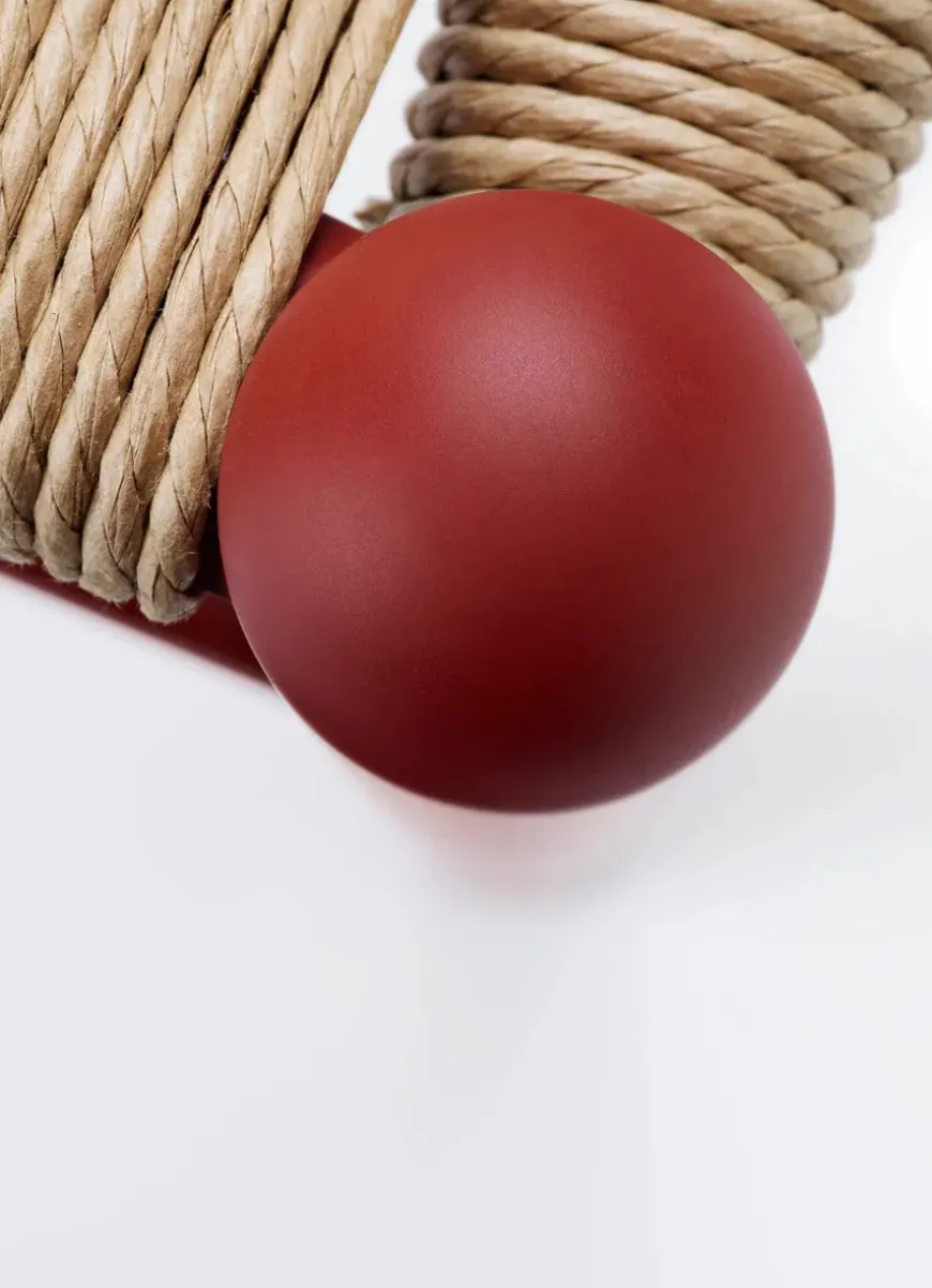 Y-stol CH24 Soft Orange Red af Hans J. Wegner