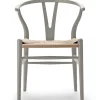 Y-stol CH24 Soft Silver Grey af Hans J. Wegner