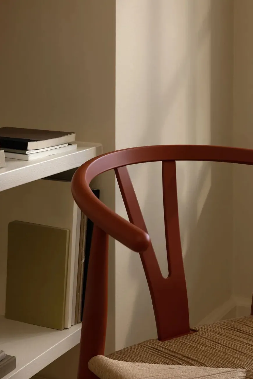 Y-stol CH24 Soft Silver Grey af Hans J. Wegner