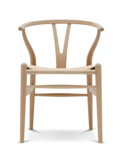 Y-stol CH24, sort bøg af Hans J. Wegner